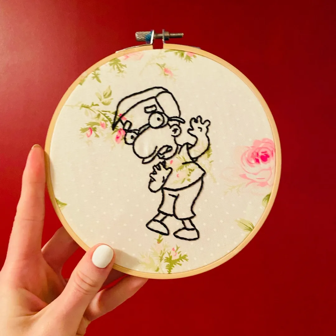 Milhouse embroidery photo 1