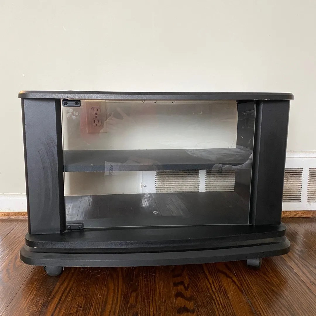 Great Condition Black TV stand photo 4