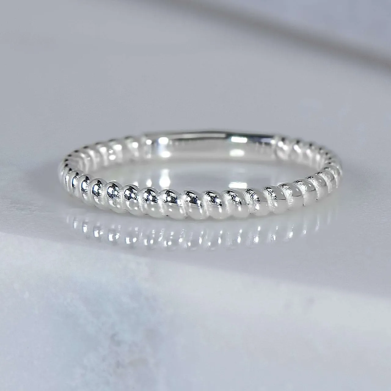 Spiral Ring In Sterling Silver photo 1