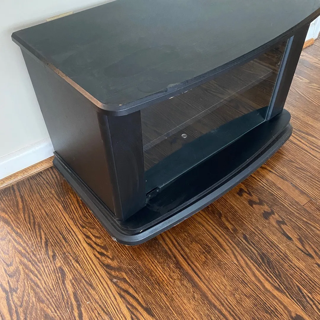 Great Condition Black TV stand photo 3