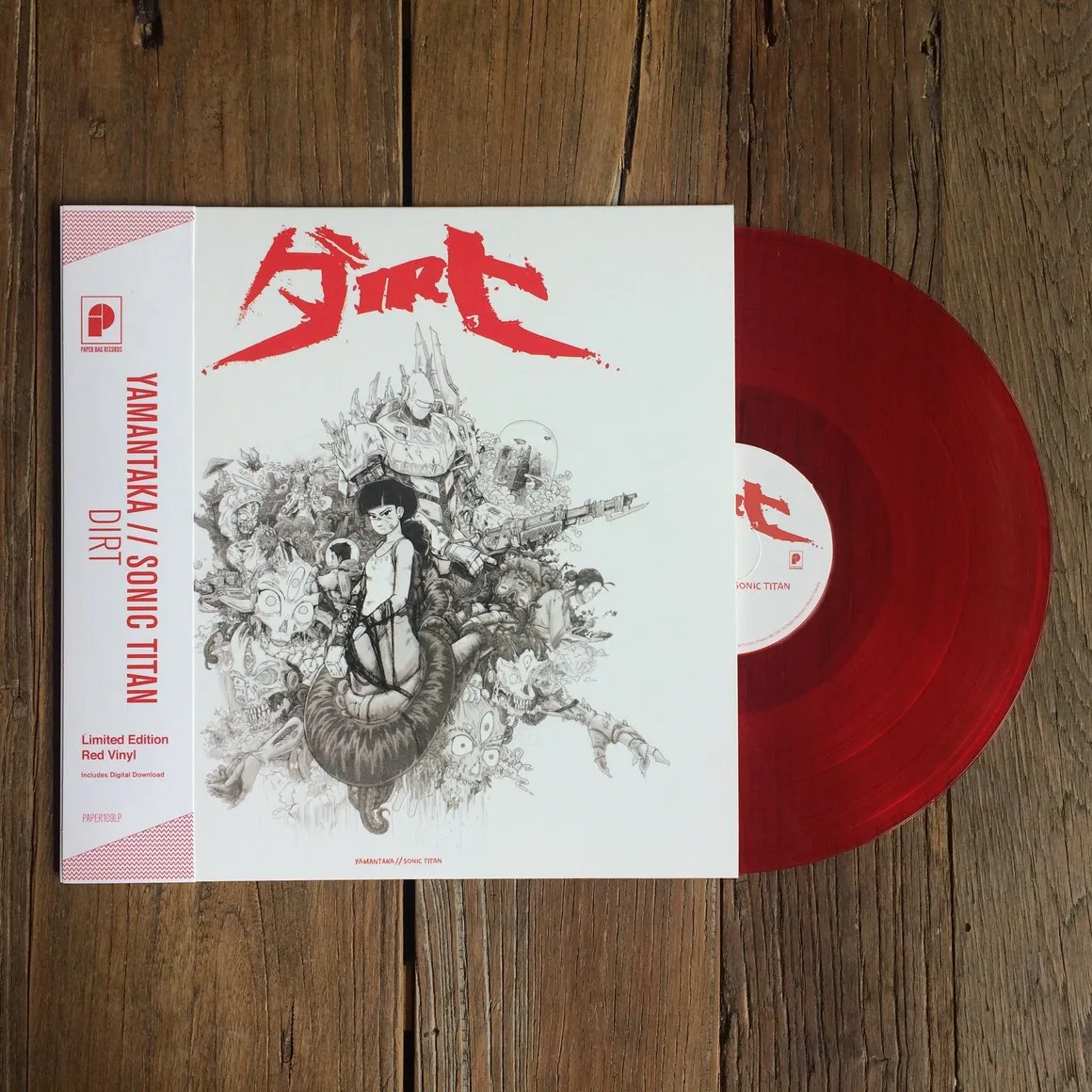 Yamantaka // Sonic Titan - "Dirt" Limited Edition Red Vinyl photo 1