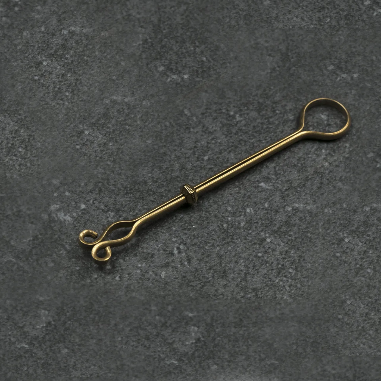 The Steadfast - Artisanal Handmade Brass Roach Clip photo 1