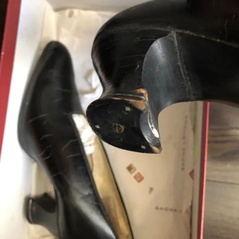 Antique 1920’s Dead Stock Women’s Leather Shoes Unworn photo 6