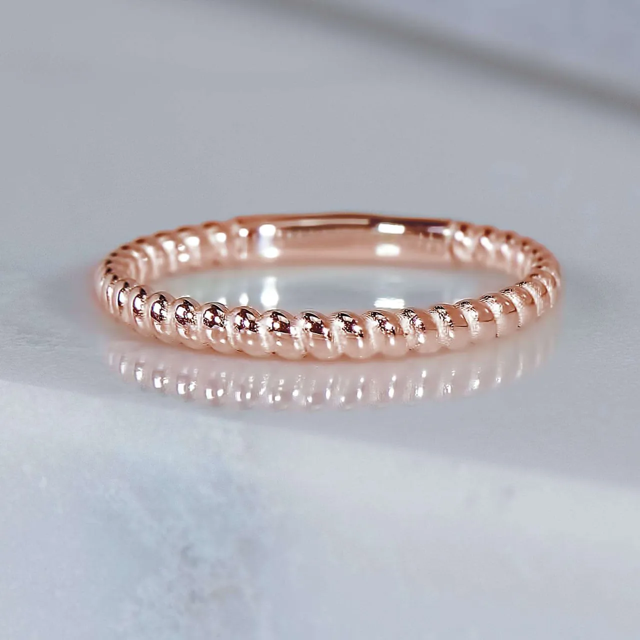 Spiral Ring In Rose Gold photo 1