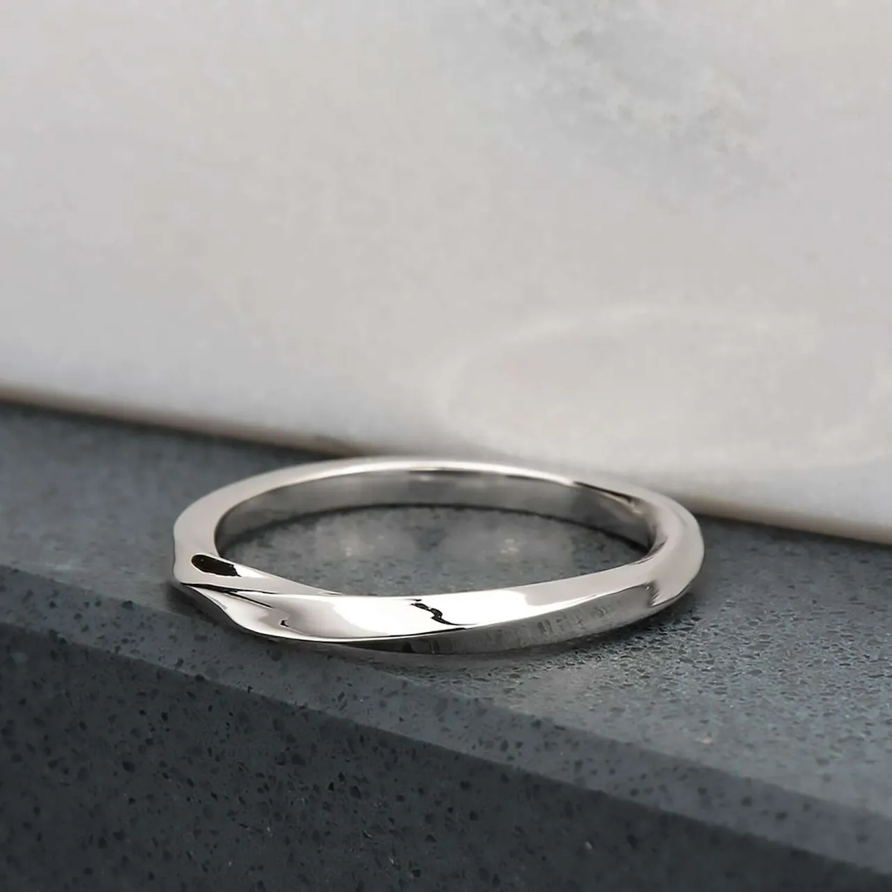 Twist Ring In Sterling Silver photo 5