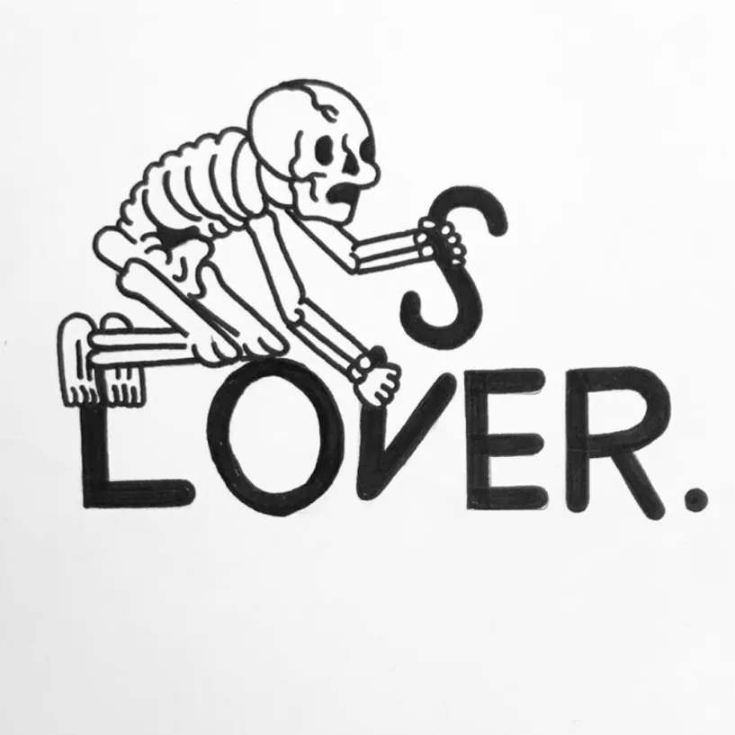 Loser In Love 9x12 Screenprint photo 1