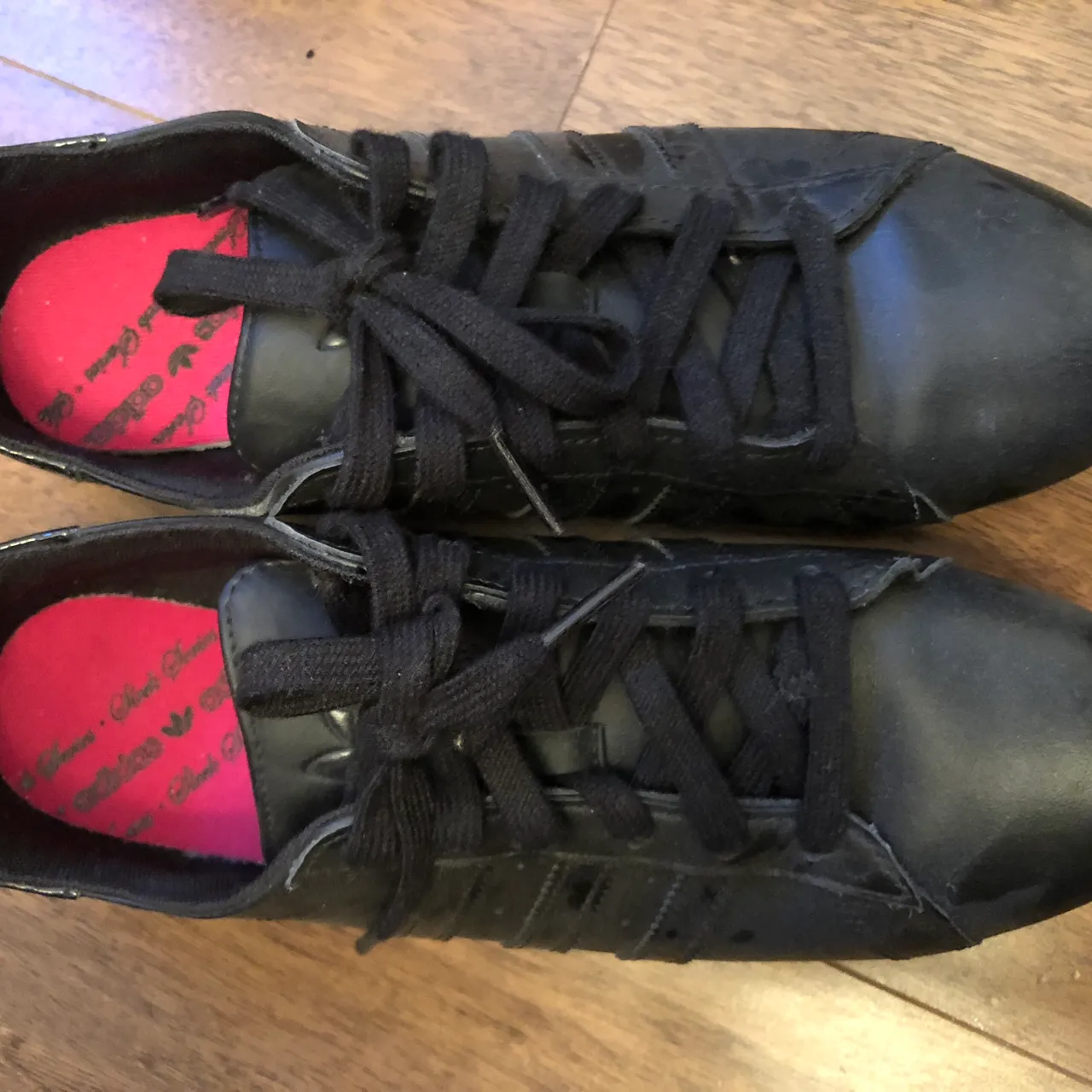 Adidas Black Sneakers - Size 8.5 photo 4