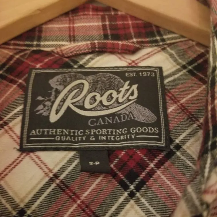 Roots Canada Womens Flannel Shirt photo 4