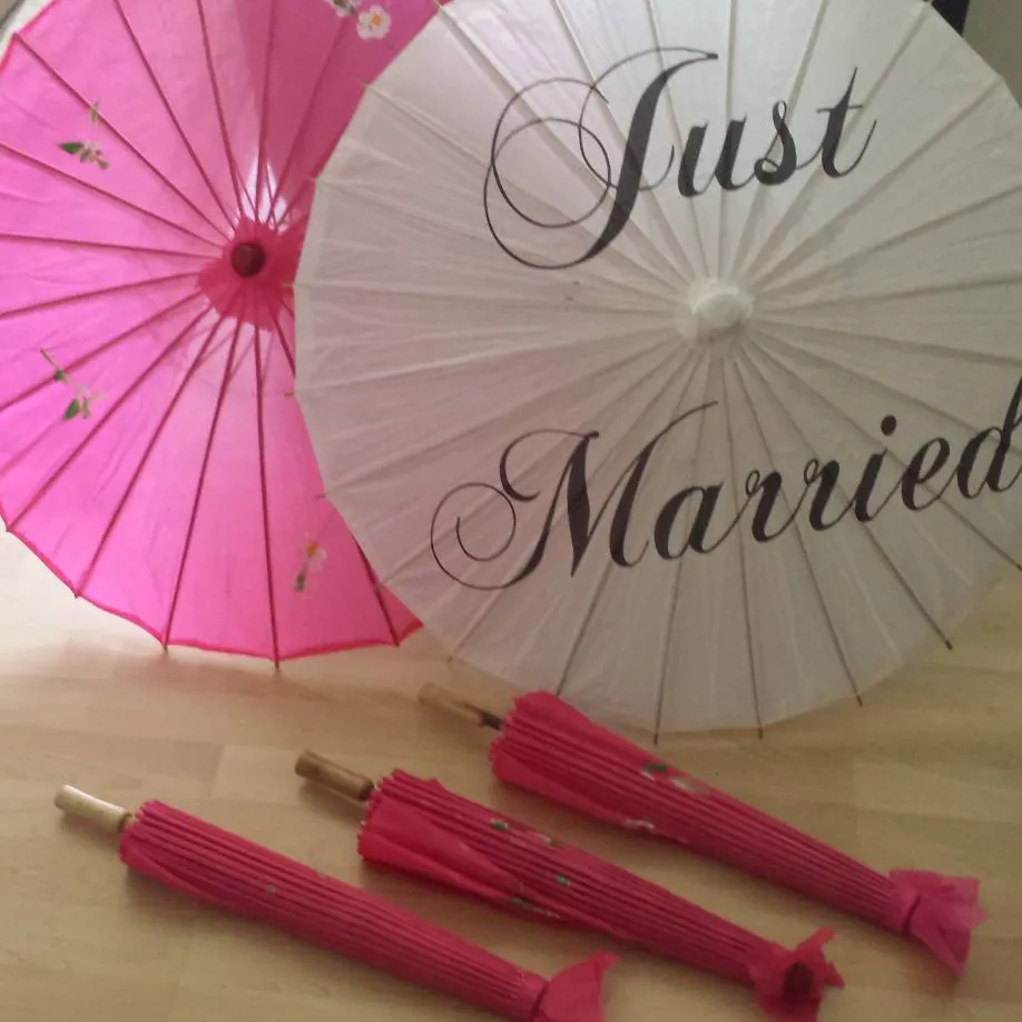 Just Married Parasols photo 1