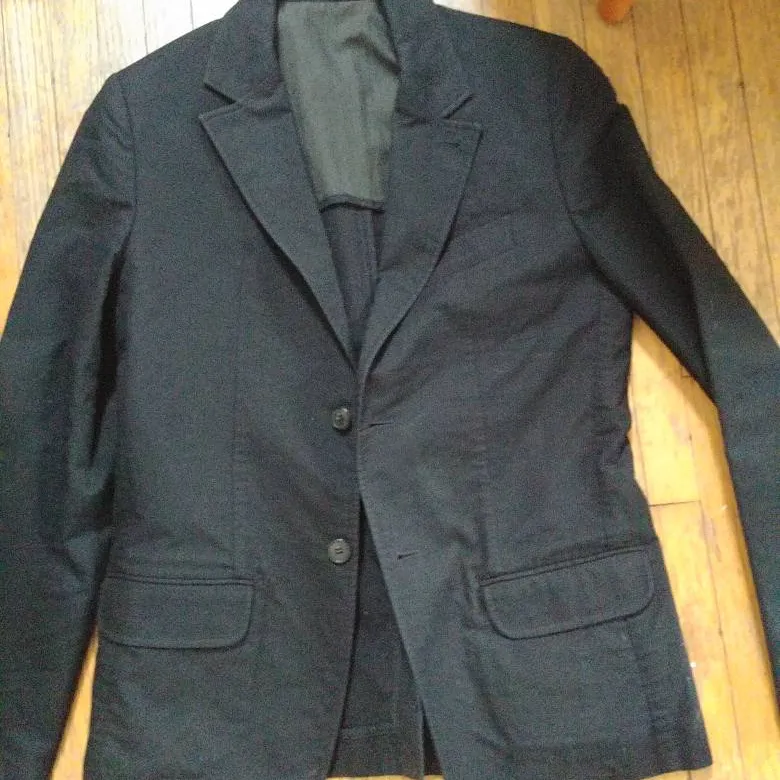 APC A.P.C. Black Blazer Jacket Sz Medium Fits Small photo 1