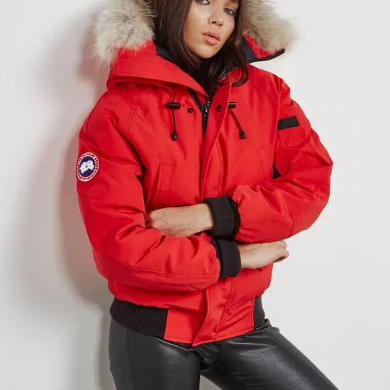 Canada Goose Red Bomber Jacket Small photo 1