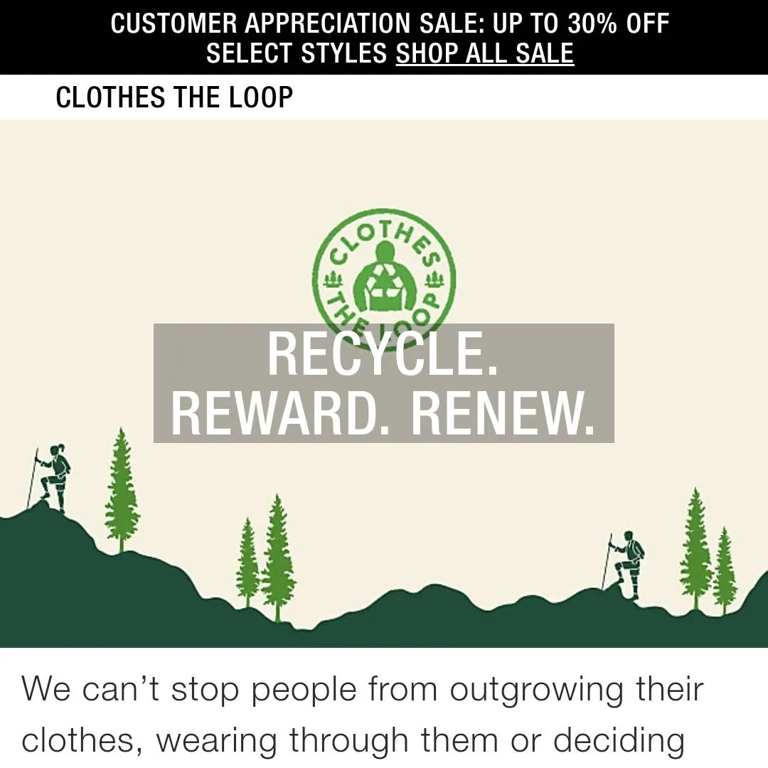 🤩PSA: North Face Recycles Clothes/Fabric/Shoes!! photo 1