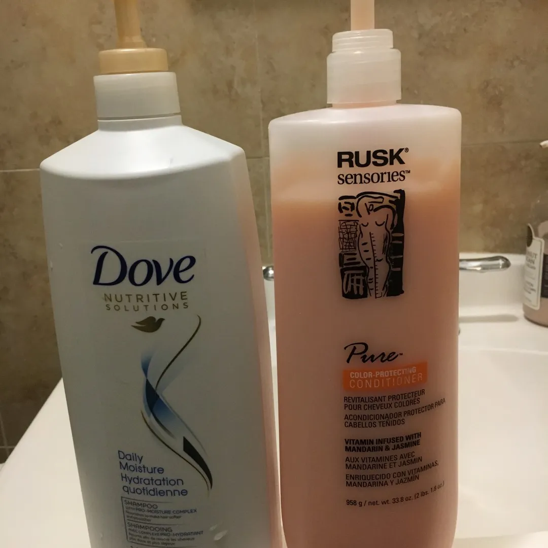Dove Shampoo & Rusk Conditioner photo 1