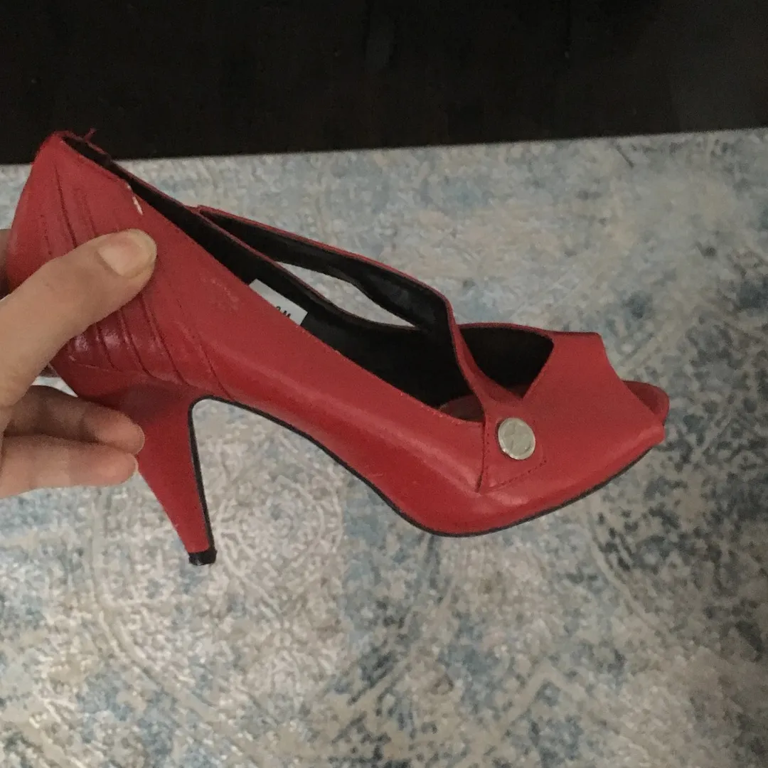 Sassy Red Heels - 8.5 photo 1