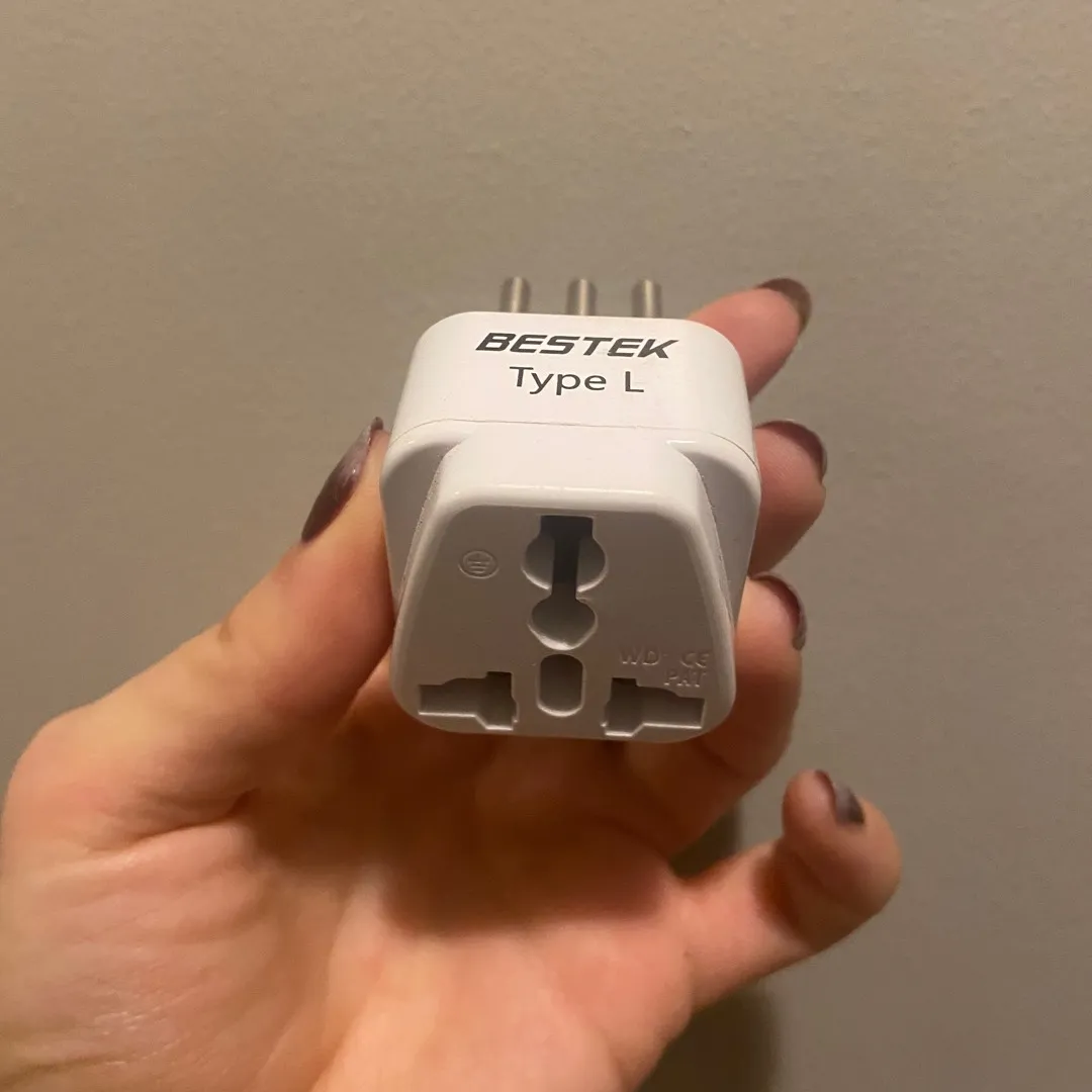 Type L travel adapter photo 3