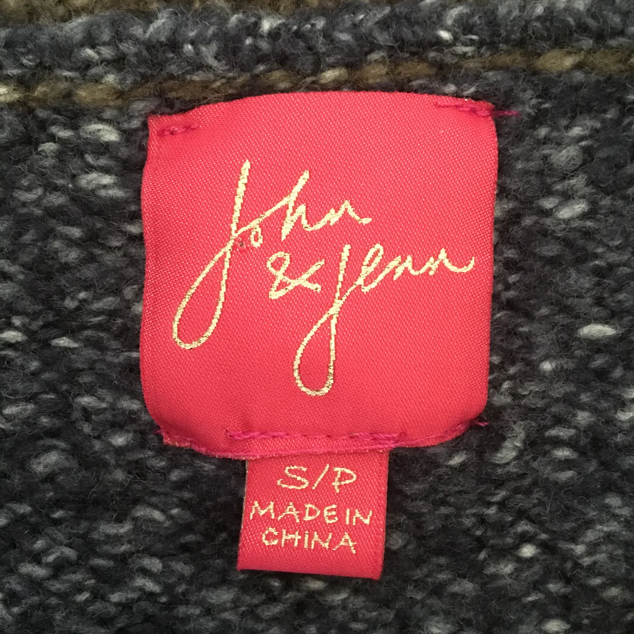 John + Jenn Navy Olive Sweater photo 5