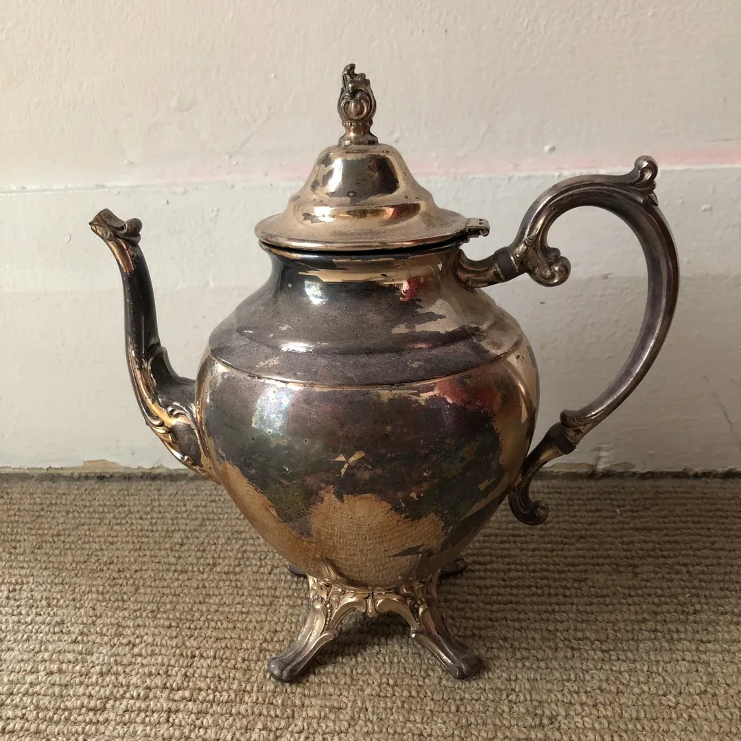 Vintage Rustic Teapot photo 1
