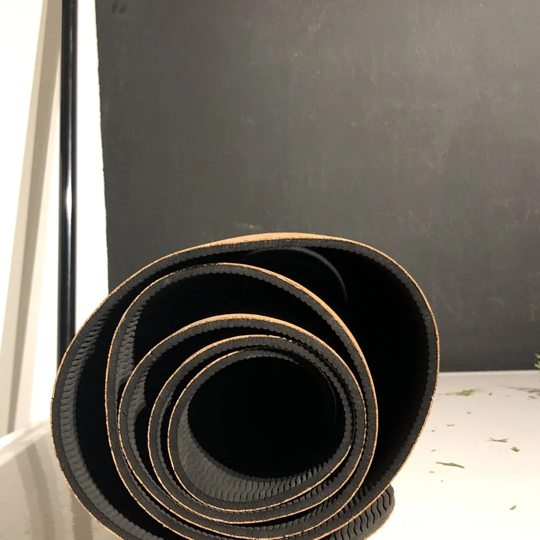 Black Cork Yoga Mat photo 1