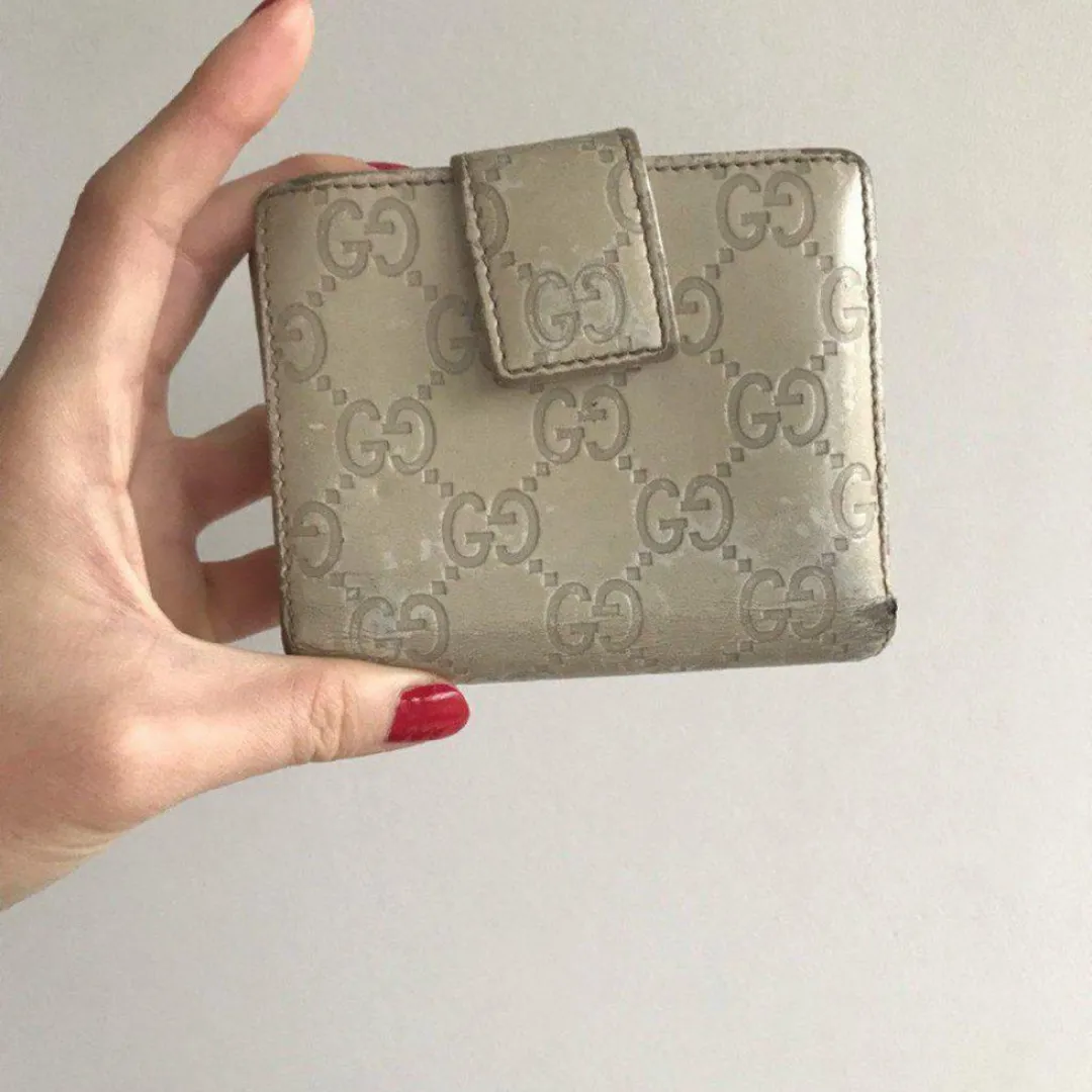 Vintage Gucci French Flap Wallet photo 3