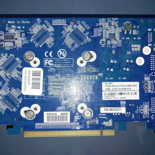 Nvidia GeForce GT 240 512mb DDR3 w/ VGA/DVI/HDMI ports AS-IS photo 3