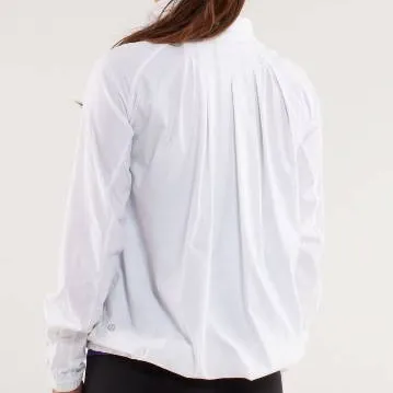 Lululemon Transition Jacket - White Size 6 photo 5