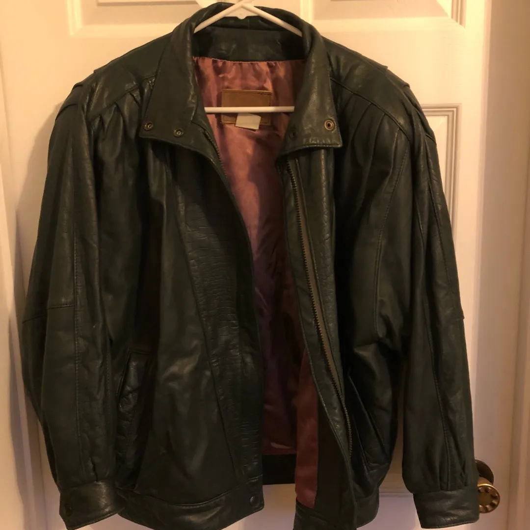 Vintage Leather Jacket photo 3