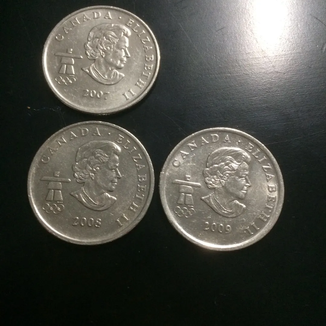 3 Collectible quarters 2010 Olympics photo 3