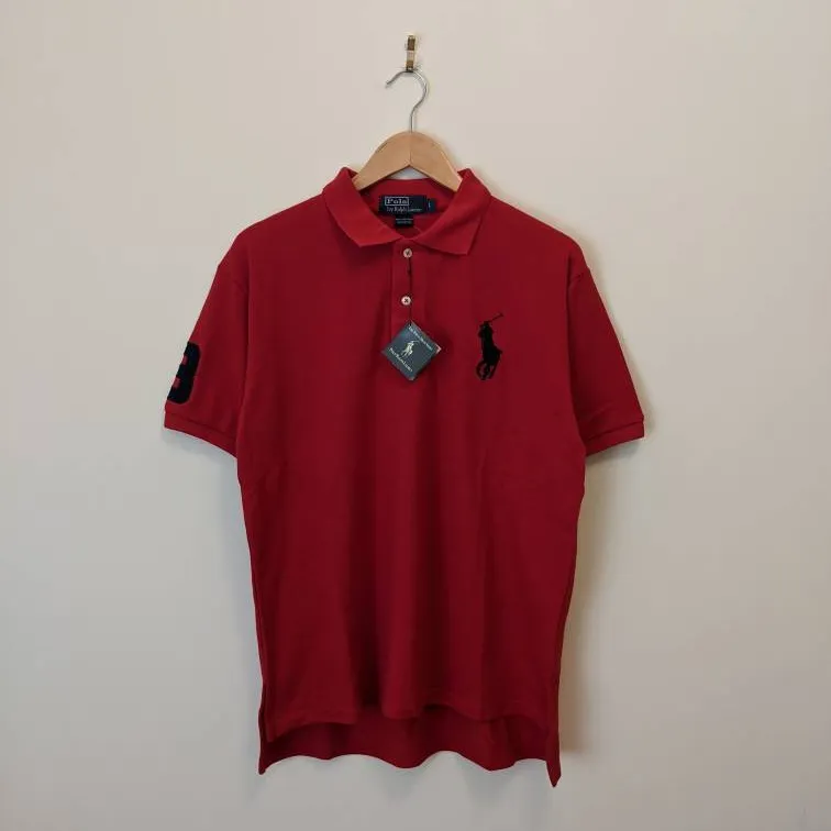 BNWT Ralph Lauren Red Polo Shirt photo 3