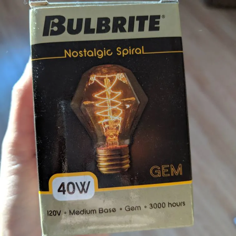 Geometric Edison Bulb photo 1