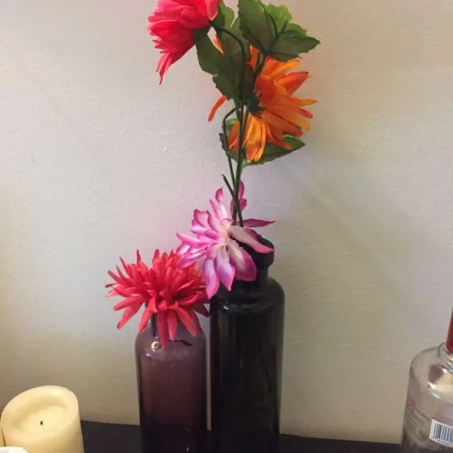 Vase With Fake Flowers photo 1