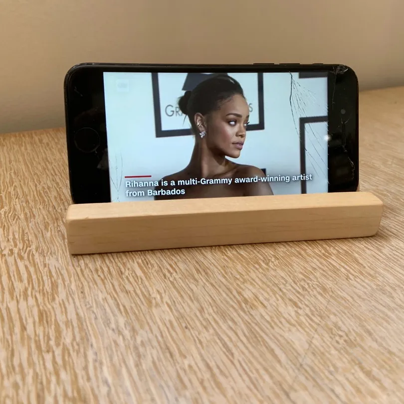 Wooden Smart Phone Stand photo 1