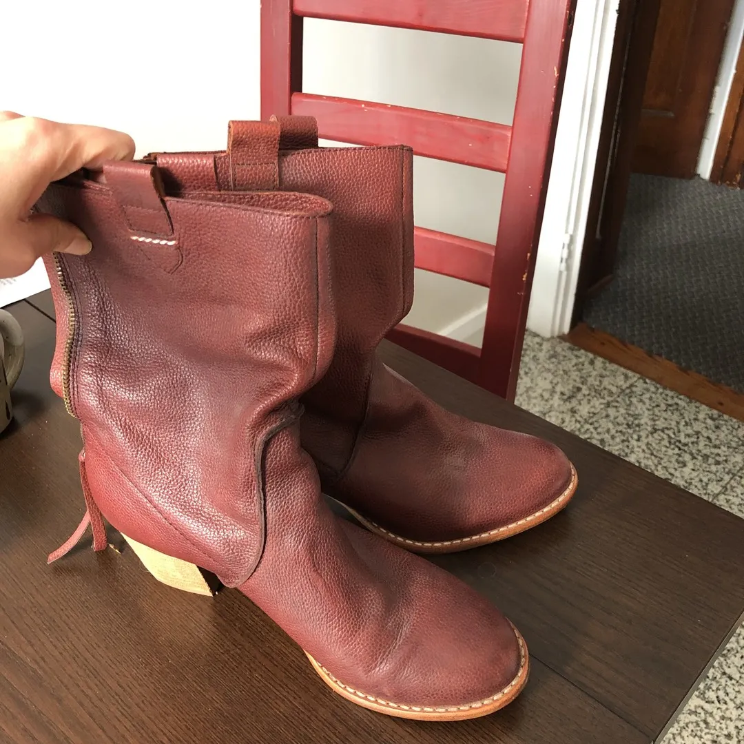 Anthropologie Size 10 Heeled Boots photo 1