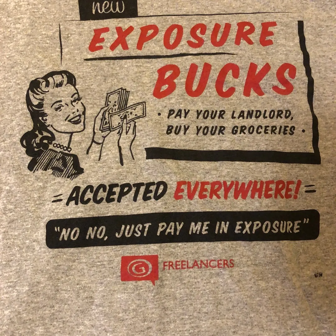 Freelancer Exposure bucks T-shirt photo 1