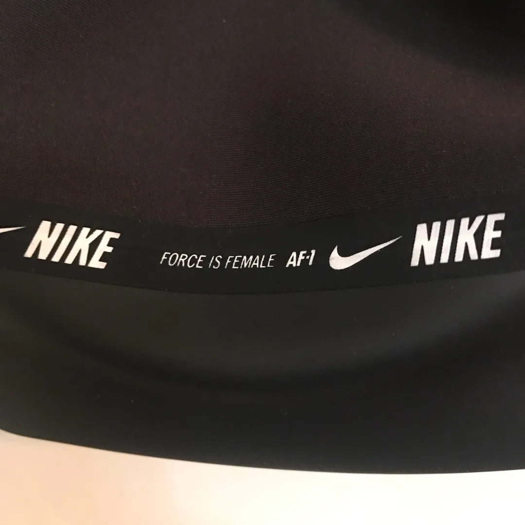 Nike Mini Black drawstring backpack - "Force Is Female" AF1 🎒 photo 3