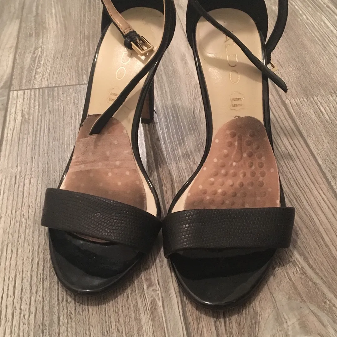 Black heels aldo size 6 photo 1