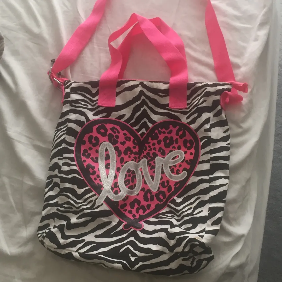 Cute Zebra Patterned Bag From Justice photo 1