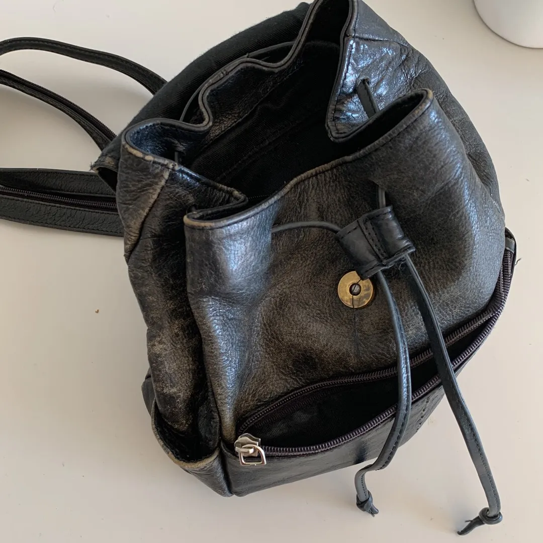 Small Black Backpack photo 3