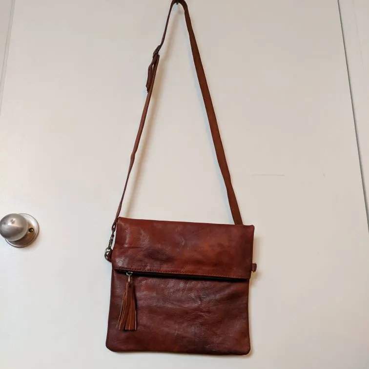 Still Available - Brown Leather Moroccan Purse photo 1