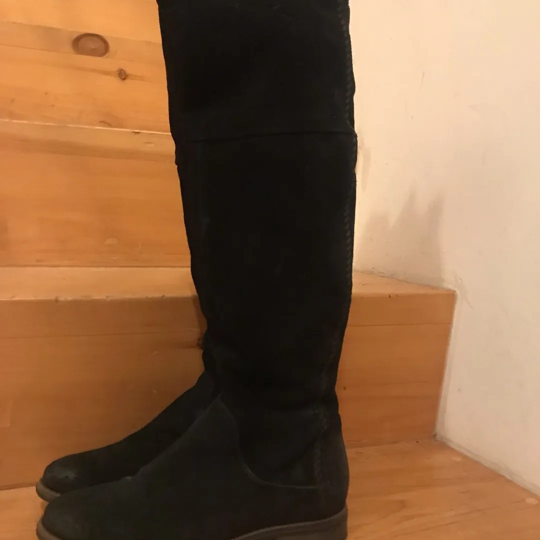 Free People Black Suede Boot photo 1