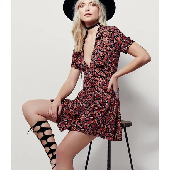 Free People Button Up Dress photo 1