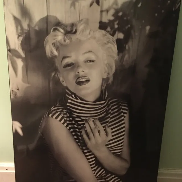 Marilyn Monroe Poster plaque photo 1