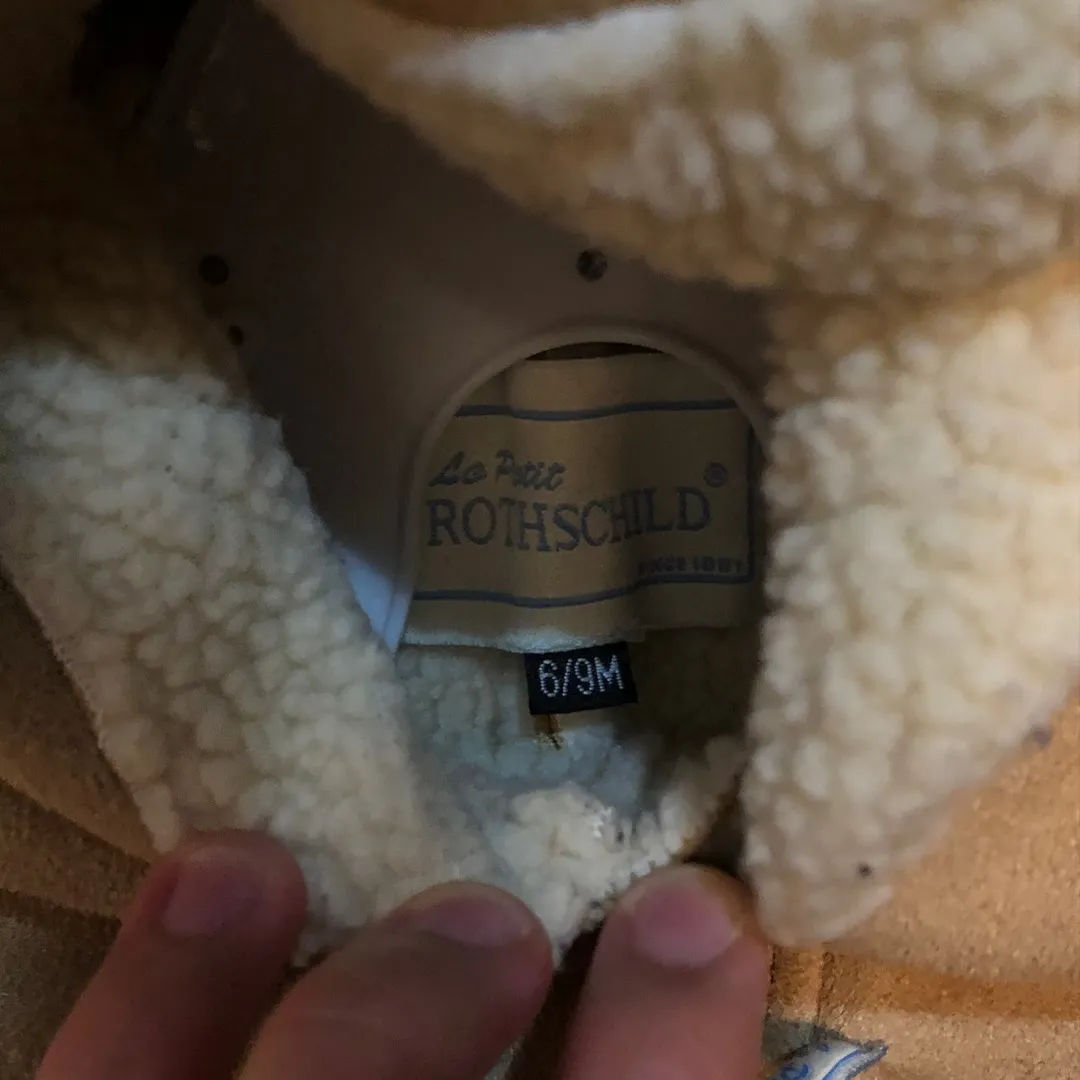Baby shearling snowsuit (Rothschild brand) photo 3