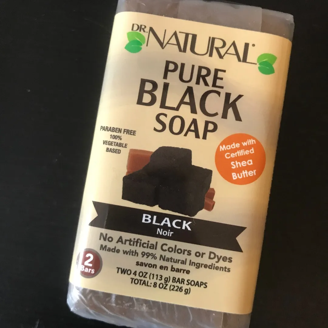 2 Bars Natural Black Soap photo 1