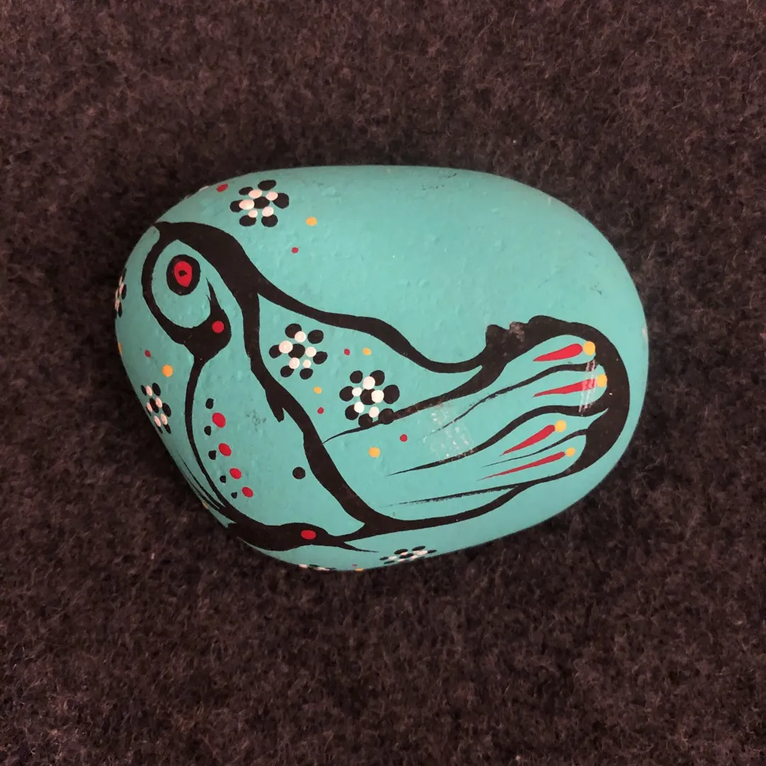 Hand painted Rock photo 1