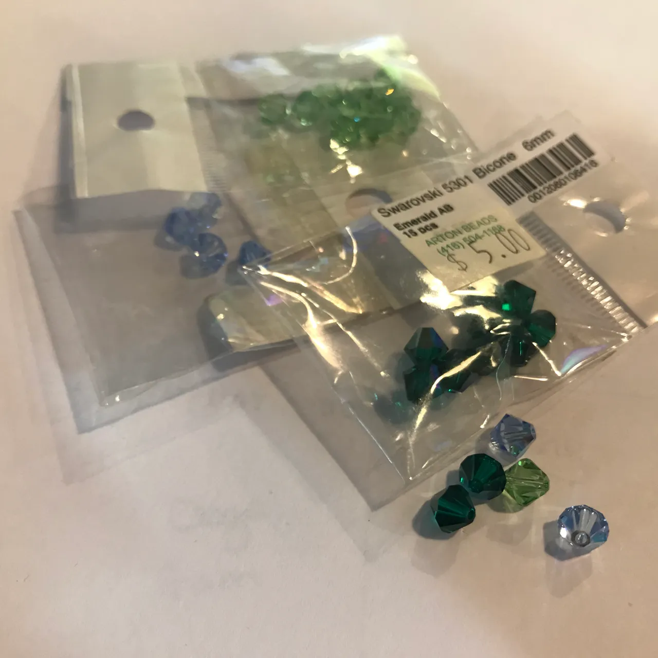 Swarovski Crystals Bicone 6mm - Jewelry Supplies photo 1