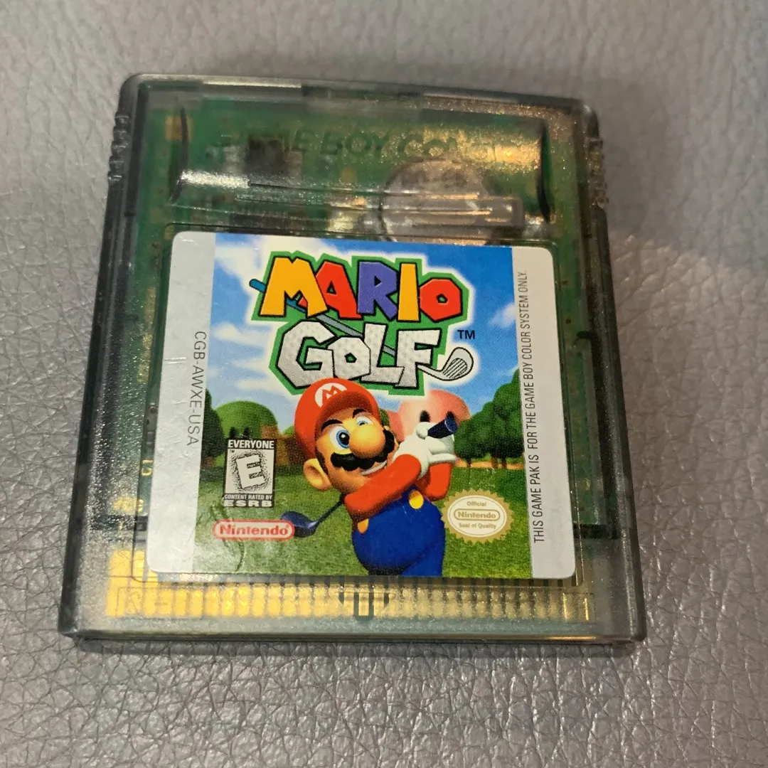 Mario Golf For Nintendo Game Boy Colour photo 1