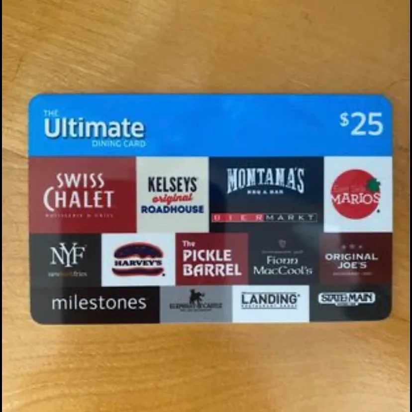 $25 Dining Gift Card photo 1