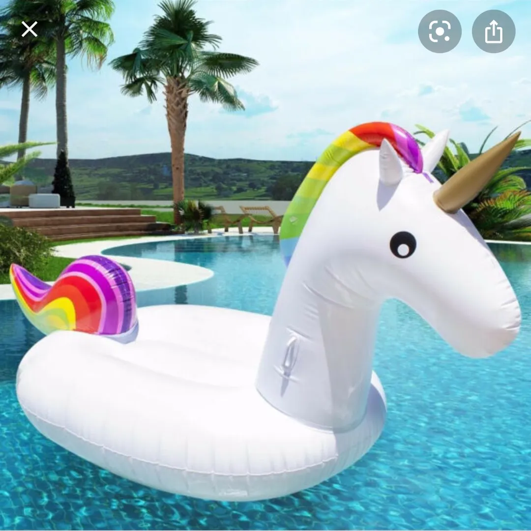 Inflatable Unicorn Floatie photo 1