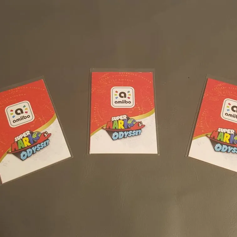 Super Mario Odyssey Amiibo Cards photo 3