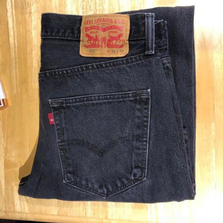 Levi’s 501 Washout Black Jeans photo 4